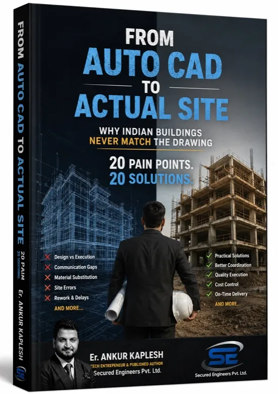 Book cover: From AutoCAD to Actual Site, by Er. Ankur Kaplesh