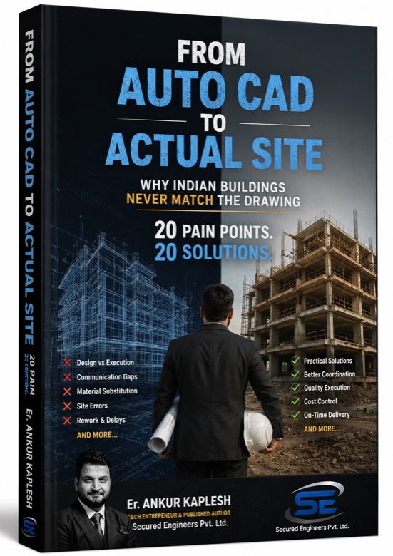 Book cover: From AutoCAD to Actual Site, by Er. Ankur Kaplesh