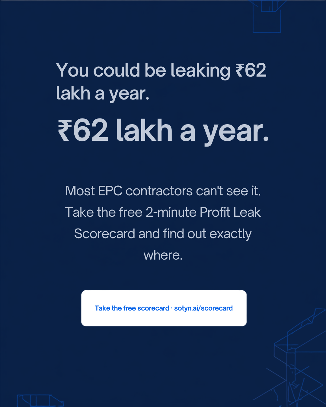 “You could be leaking ₹62 lakh a year”